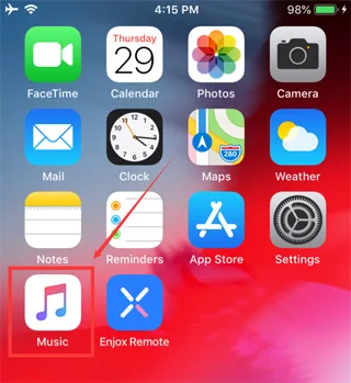 Zene szinkronizálása iPhone-ra az Enjoxhoz (5. lépés)