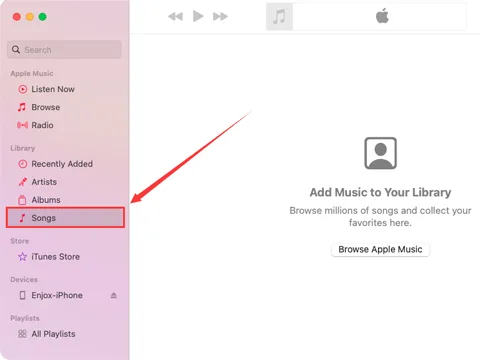 iPhone csatlakoztatása az iTuneshoz a zene szinkronizálásához (1. lépés)
